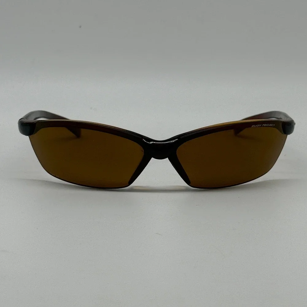 Rudy Project Jekyll Sunglasses Mens Brown SN840021 ImpactX Sport Wrap Italy